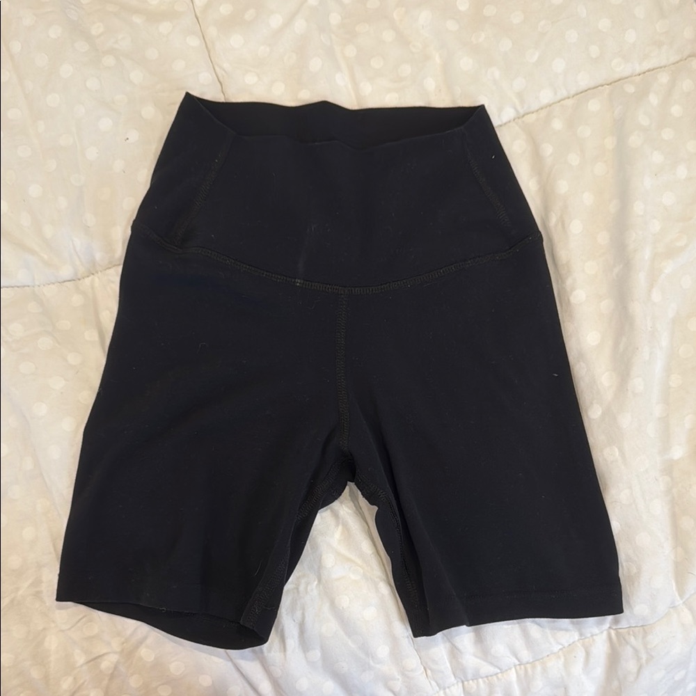 Splits59 Black Bike Shorts High-Rise Athletic Fit